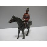 An Early XX Century Heyde Royal Personality Figure, mounted, playworn.