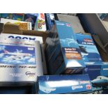 Seven Boxed Diecast Passenger Aircraft Models, of differing scale by Hobbymaster, Gemini Jets,