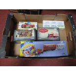 Five Boxed Corgi Diecast Commercial Vehicles Including #97885 Chipperfields Circus, Scammel