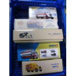 Five Boxed Corgi 'Classics' Diecast Commercial Vehicles, including #24302 Leyland Cylindrical Tanker