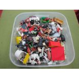 A Quantity of Britain's and Other Manufacturers Plastic Animals And Equipment, (good to playworn).