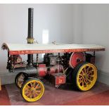 A Very Well Built and Run 2" Scale Burrel Live Steam 'Showmans' Traction Engine, based on a Ronald