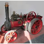 A 3" Scale Live Steam Model of a Marshall and Sons Traction Engine, single cylinder with fixed