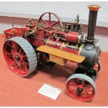 A 1½ Inch Scale Model of a Live Steam 7HP Allchin Traction Engine, registration No. NU7483 and based