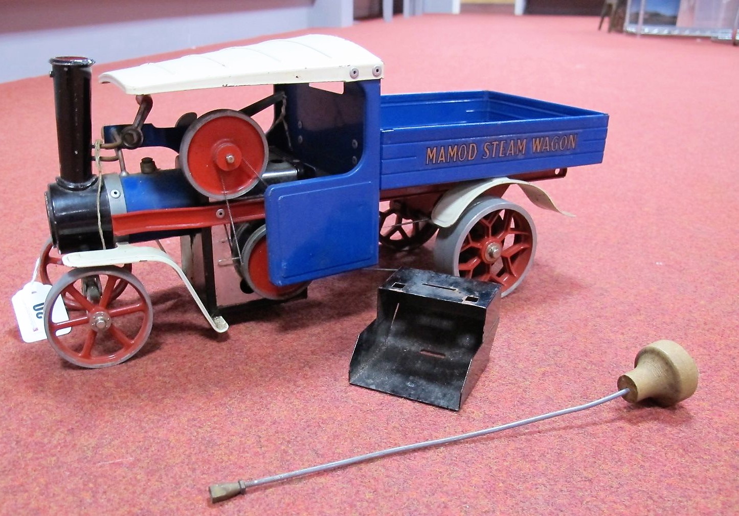 A Mamod Live Steam SW1 Model Steam Wagon, model has been steamed, playworn.