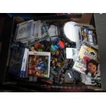 A PS, PS3 and PS4 Games, (including Skylanders, Minecraft, etc), Skylander action figures, etc:- One