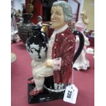 Kevin Francis Character Jug of Josiah Wedgwood, modelled by Douglas V. Tootle, 22cm high.
