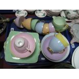 Paragon Harlequin Coffee Ware:- One Tray