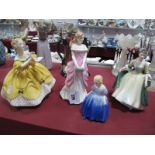 Royal Doulton Figurines, including 'The Last Waltz' HN2315, 'Natalie' HN4048, 'Elegance' HN 2264, '