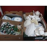 Johnson 'Exeter' Dinner Ware, standard 'Lyndale' coffee ware, Crown tea ware, Doulton Bunnykins,