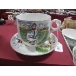 B&K Ltd 'Tyke' Breakfast Cup and Saucer, featuring Tykes motto and figure.