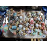 A Collection of Thirty-Seven Cherished Teddies Ornaments, including Pieter, Kacie, Sonny, Gregg,