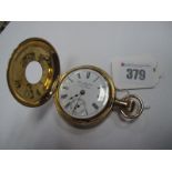 Lever Brothers Limited New York; An American Half Hunter Pocketwatch, the signed dial with Roman