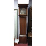 An Early XVIII Century Thirty-Hour Longcase Clock, by Adam Cleak, Bridport, the engraved silvered