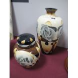 Jeanne McDougall Old Tupton Ware Vase, in the Arts & Crafts manner, 24cm high; ginger jar