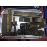 Stanley Bailey No. 4 and Other Sheffield Planes, Penton ruler, spirit levels, other woodworkers