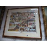 Terry Gorman, Colour Print, 'Spirit of Sheffield', graphite signed by artist.
