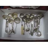 A Collection of Assorted Sifter Spoons:- One Box