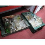 A Quantity of Glassware:- Two Boxes