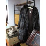 Astraka, Allander and Two Other Fur Style Coats, Sister minquilia cape. (5)