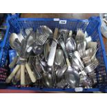 A Mixed Lot of Assorted Cutlery, including fish knives and forks, etc:- One Box