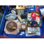 'South Yorkshire March' Medallions, clocks, ashtrays, postcards, etc:- One Tray