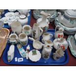 A Collection of W.H. Goss Crested China - Royal Salisbury Jack C.R.1646, Jug, 'Assyrian' model of