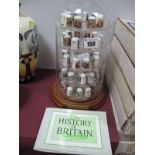 Victoria China; The History of Britain Thimbles, a limited edition of fifty thimbles by George Fryer