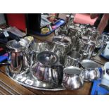 Old Hall and Bramah Stainless Steel Tea Ware.
