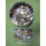 3.0 Kg GB Coins of Mixed Denominations. 1.0 Kg of foreign coins; current or exchangeable coins