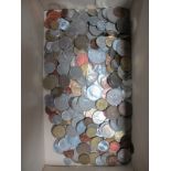 Approximately 1.50 kgs of Assorted Foreign Coins. Current issues are included but also fantasy coins