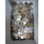3.70 Kg of Mixed GB and Foreign Base Metal Coins. Foreign coins predominate and many of them are