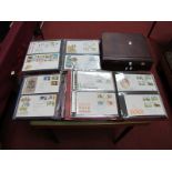 G.B First Day Covers, large box with a collection of first day covers 1960's - 1995 in five very