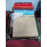 A Large Box of G.B and World Stamps, in eleven albums and stock books, loose and in packets. Some