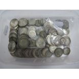 Two Pounds Sixty Seven and Half Pence (Total Face Value) of Pre-1947 Silver Coins. Ninety pence (
