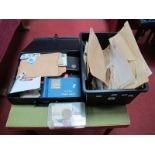 LOT WITHDRAWN - A Plastic Tub With a Mixture of World Stamps and Covers, loose, in boxes and in