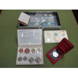 A 1944 Eight Coin Year Set, halfcrown to farthing. No silver threepence but the other coins are