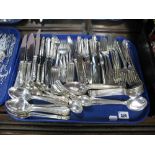 Cooper Brothers Silver Plated Cutlery, of approximately ninety one pieces:- One Tray