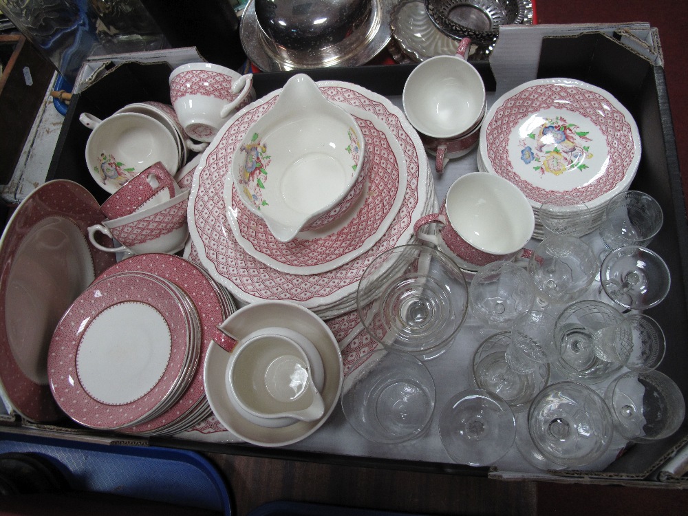 Ridgway 'Somerset' Dinner Ware, of twenty-six pieces, 'Conway' of twenty pieces, various drinking