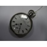 Kendal & Dent London Makers To the Admiralty; A Hallmarked Silver Cased Openface Pocketwatch, the