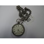 Irvine Towler & Co Bradford; A Hallmarked Silver Cased Openface Pocketwatch, the signed dial with