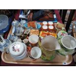 Price Kensington Cottage Ware, Chinese Mikado tea set, Yardley ginger jar, fauna, etc:- One Tray