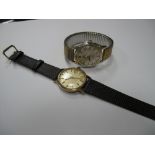 Omega; A Gent's Automatic Constellation Calendar Wristwatch, the signed dial with baton markers,