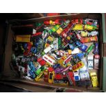 A Quantity of Playworn Diecast Vehicles, by Matchbox, Hot Wheels, Corgi Whizwheels, etc.