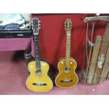 Two Acoustic Parlour Guitars. (2)