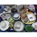 Hawarden Castle Teapot, Mablethorpe sugar caster, Cleethorpes binoculars salt and pepper set,