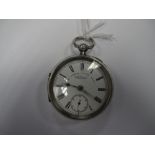 J.G. Graves Sheffield The Express English Lever; A Hallmarked Silver Cased Openface Pocketwatch, the