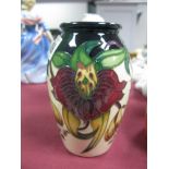 A Moorcroft Pottery Vase, in the Anna Lily design by Nicola Slaney, shape 393/5, impressed and