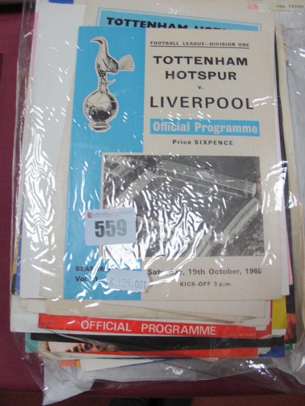 1960-1 Tottenham v. Carlisle- FA Cup, Walthamstow v. West Ham-friendly, 63-4 Salisbury v. Bristol