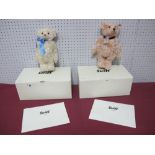 Two Boxed Modern Steiff (Danbury Mint) Teddy Bears, George - The Steiff Royal Baby Bear certificated